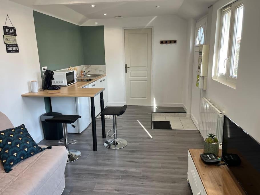 Petit Logement Proche Giverny Bonnieres-sur-Seine Esterno foto